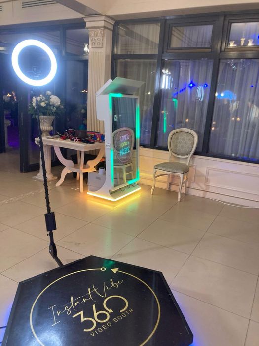 Platformă video 360 + Oglindă foto magică + Bar mobil premium