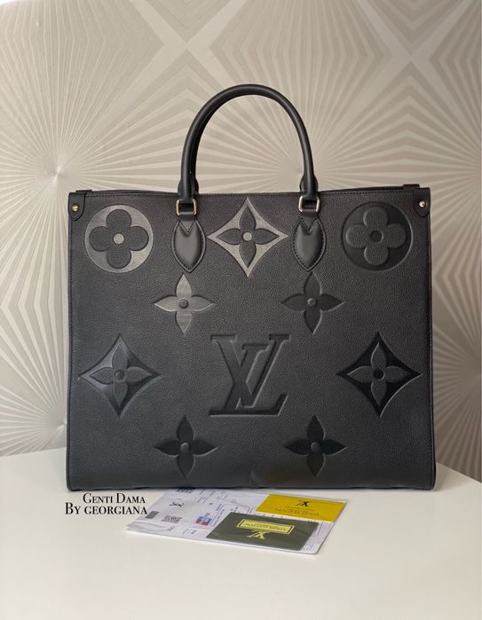 Geanta Louis Vuitton Onthego GM Piele Naturala