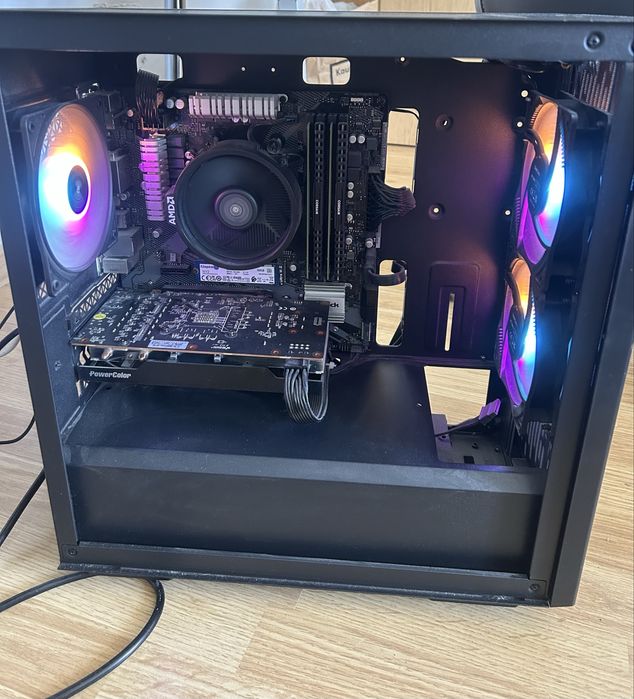 PC Gaming Ryzen 5 5500 | RX 6600 8GB | 32GB RAM | SSD NVMe | B550