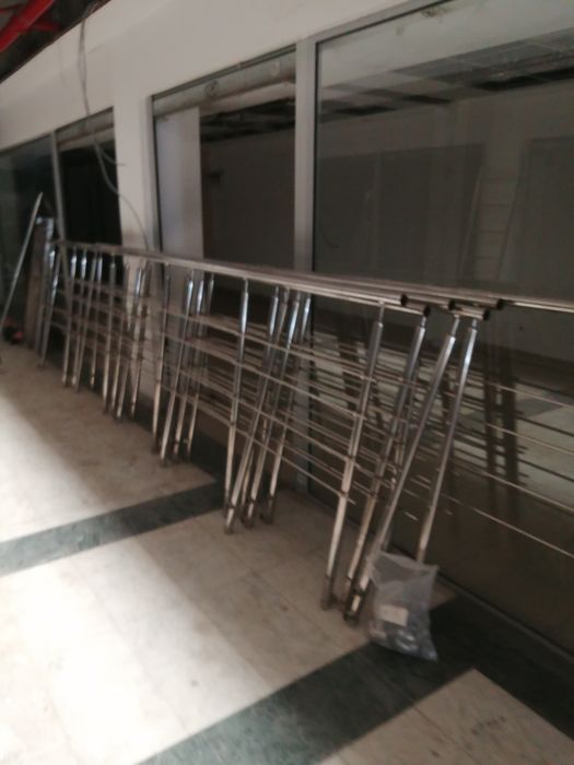 Balustrada de inox - demontata