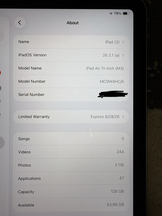 iPad Air 11 2025 (M3 chip)