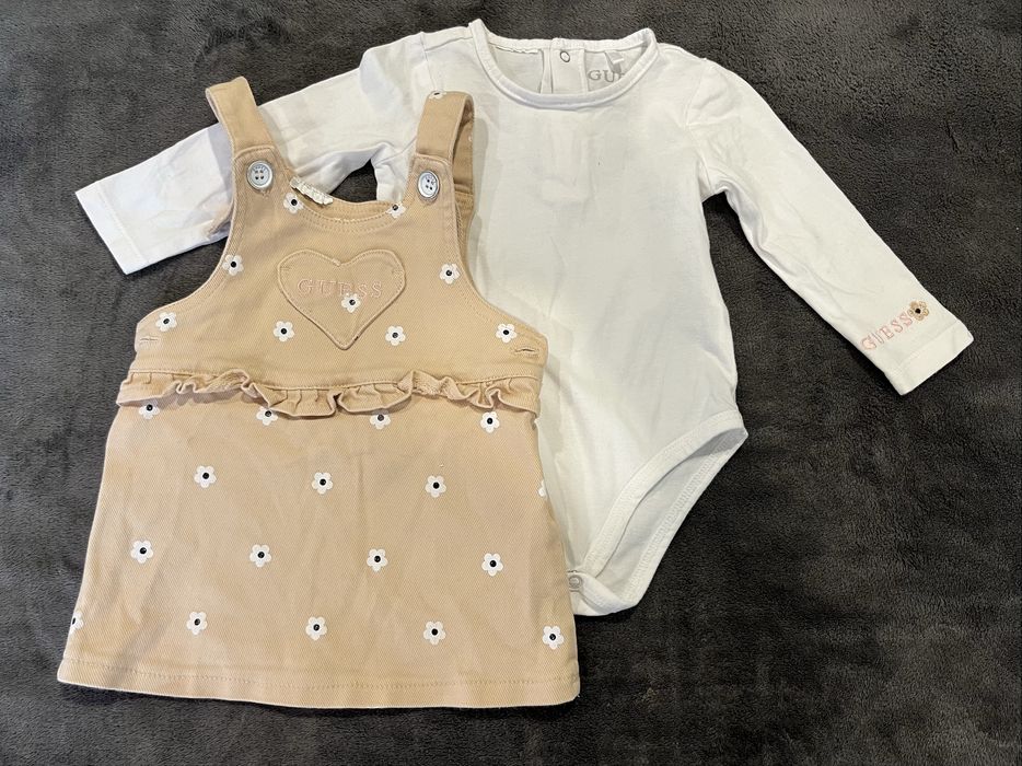 Рокля и боди GUESS 3-6 м