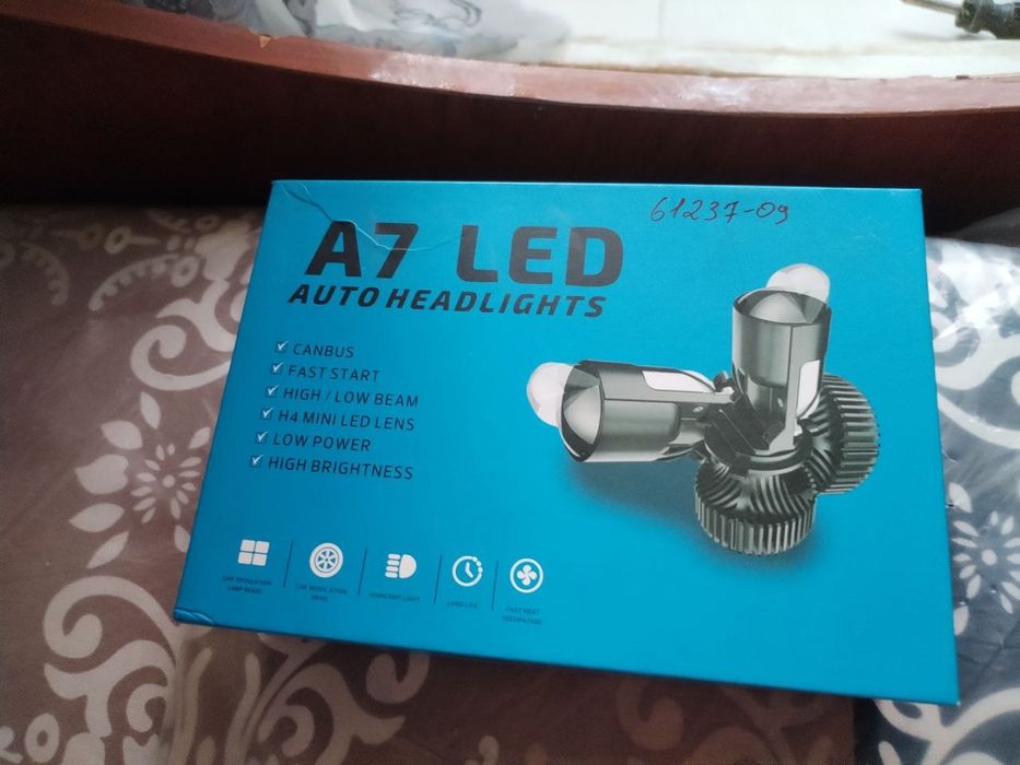 Фары лампы лед led A7 а7 лупы обмен на кейс корпус аквариум компьютер