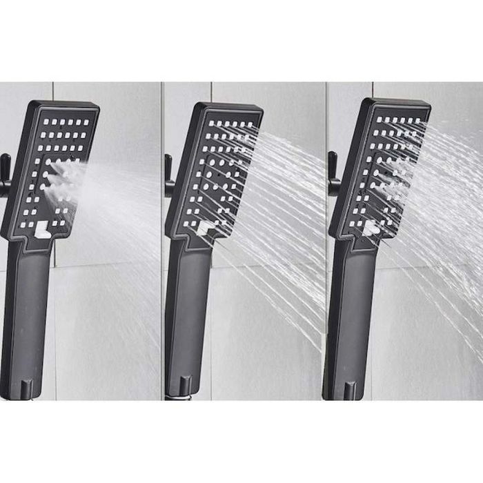 Комплект душ колона, стенен монтаж, двойно управление, керамика, 131-2
