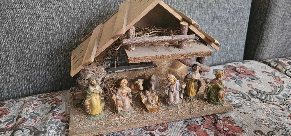 decoratiuni Craciun nasterea Domnului sanie mos Craciun