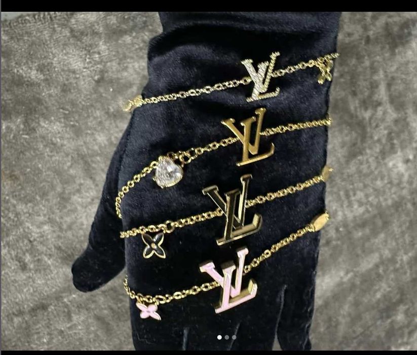Висок клас гривна, пръстен и колие Louis Vuitton