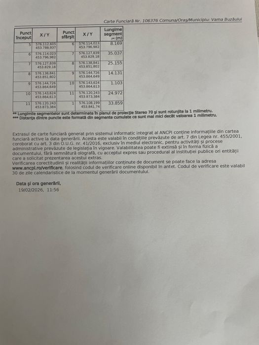 Vând teren intravilan Vama Buzăului