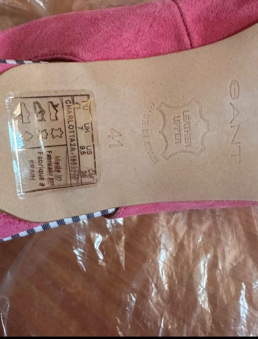 Pantofi decupati spate/sandale Gant piele 41 noi