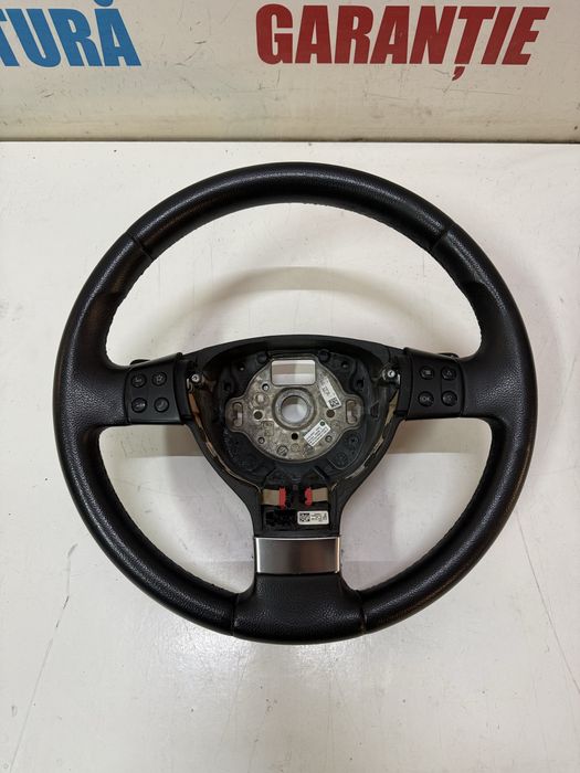 Volan piele cu comenzi si padele Passat B6 Golf 5 Jetta