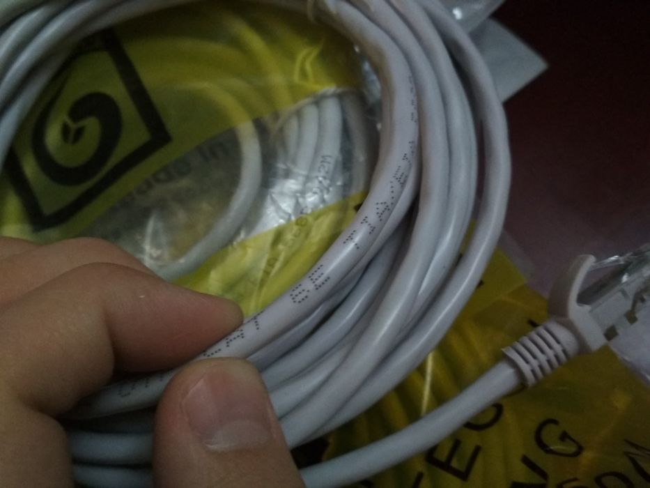 Быстрая доставка! ЮТП сетевой лан кабель! UTP Сат5!  Оплата любая!