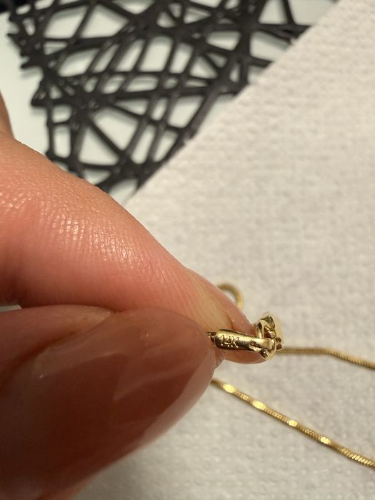 Lantic de aur 14k cu cruciulita
