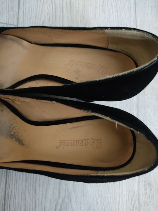 Женские туфли замшевые