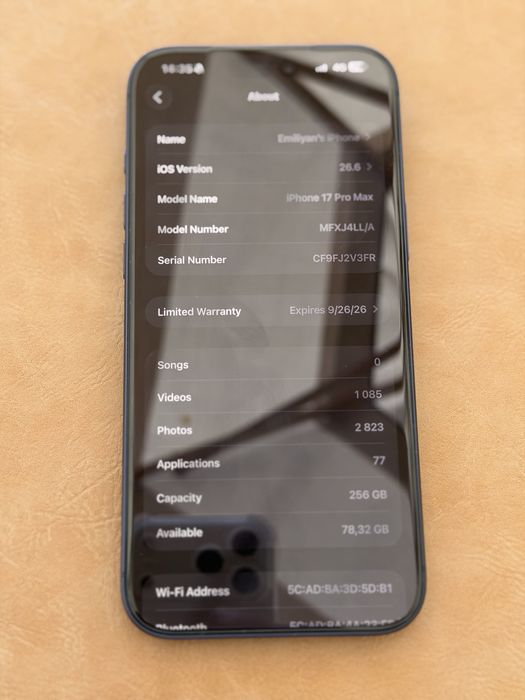 Iphone 17 Pro Max 256GB