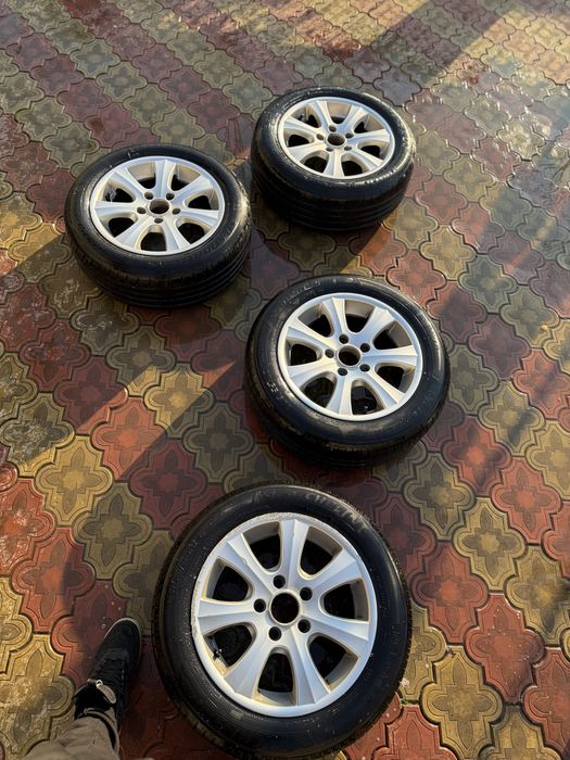 Vand jante BMW + cauciucuri vara 205/55/16