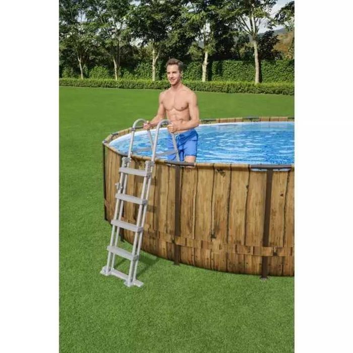 НОВ Bestway Power Steel 488x122 басейн – пълен комплект, неотварян