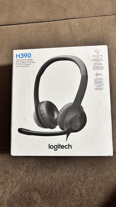 Logitech H390 USB слушалки с микрофон