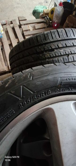 Джанти с Гуми 5×130 18ки.Гумите са на 4 месеца  за Порше и Туарег. 350