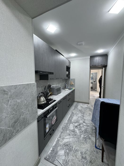 Бадамзар Юнусабад 2/2/4 77 серия Евро ремонт Меб и тех