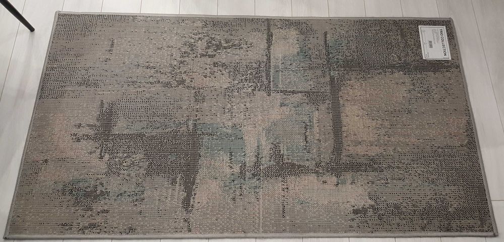 Килим Decorino Barad, Сиво/черно, 80x150 cm