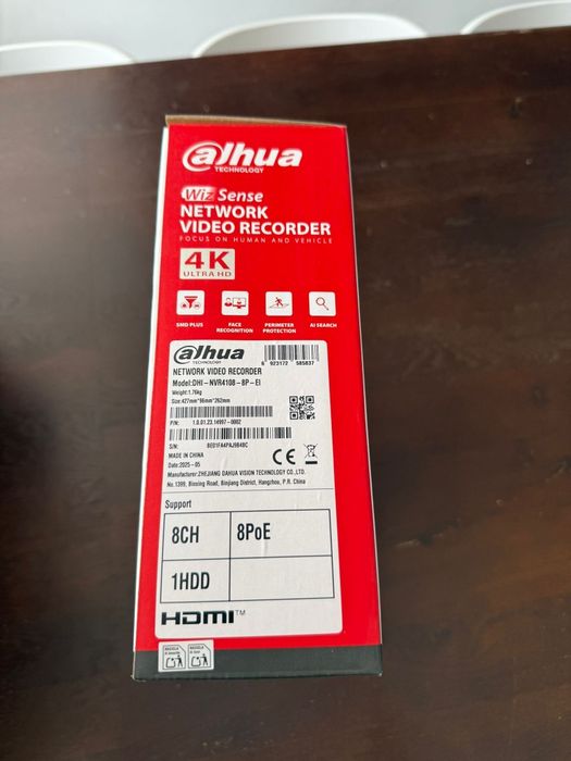 NVR Dahua NVR4108-8P-EI 8 canale Sigilat