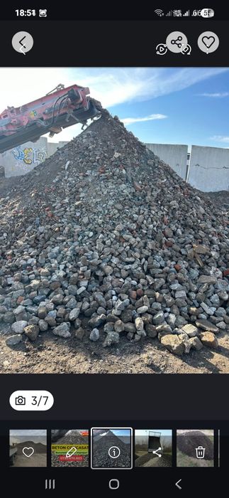 Zgura.Piatra pentru drum