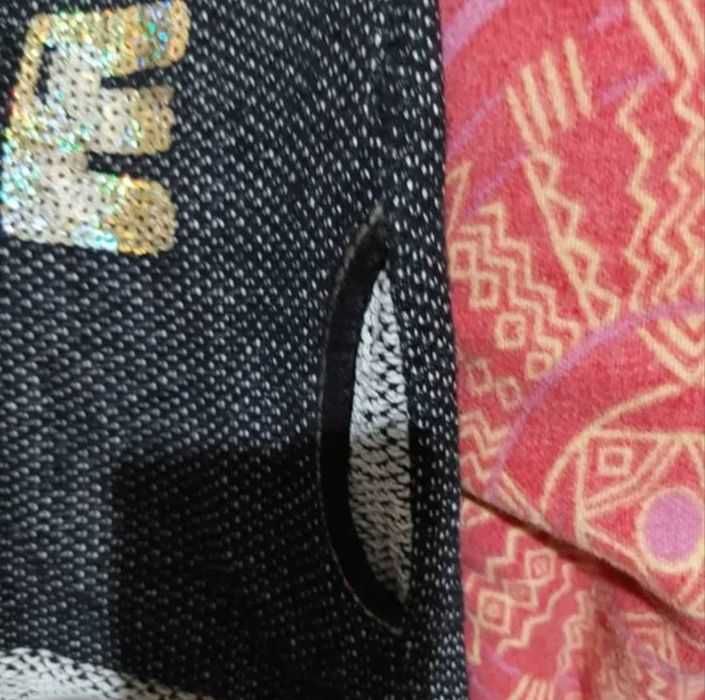 Hanorac fete cu paiete tricot cu glugă XXS