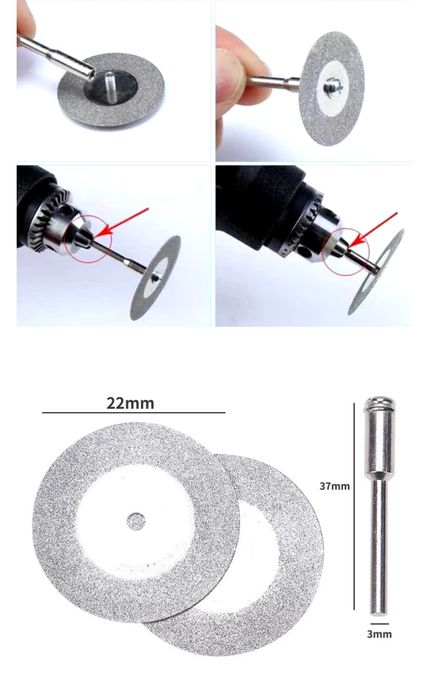 Алмазные диски для бормашинки  (дремеля)