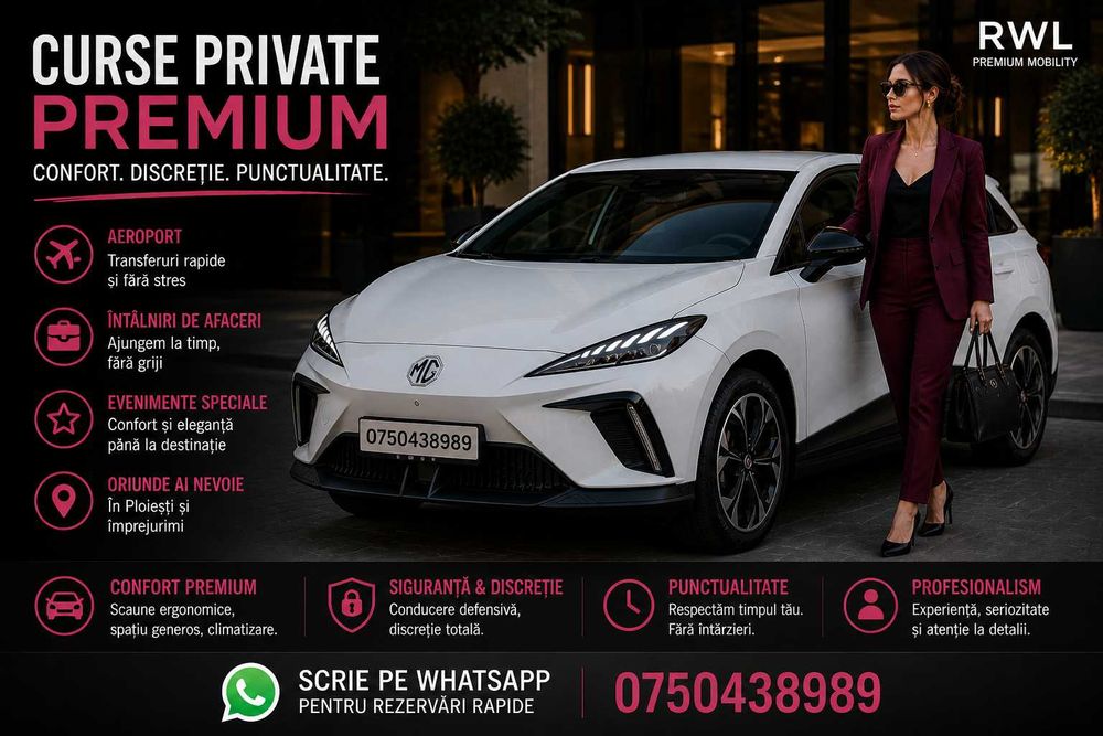Servicii Premium Ploiesti | Auto Concierge, Curier Business, Task-uri Business, Curse Private Premium Business