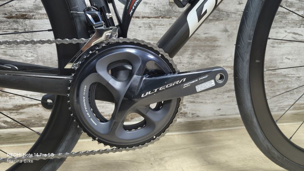 Карбонов шосеен велосипед Giant TCR Pro Team Ultegra SLR1 42 Carbon Powermeter | M