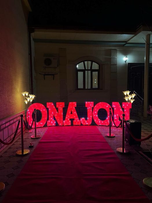 Onajon va Otajon yozuvli bezatish ofarmleniya xizmati