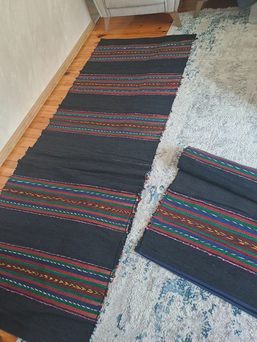 Ръчно тъкани черги 2бр 92×400