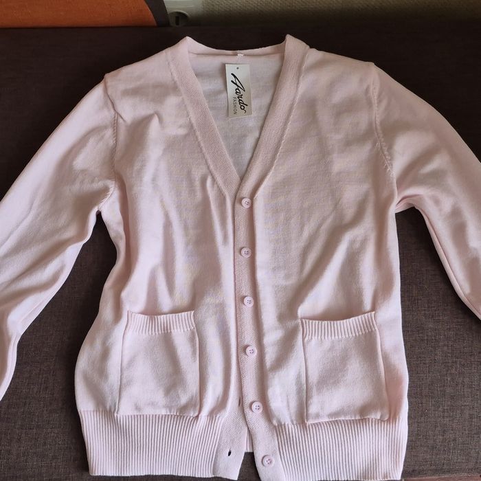 Новый розовый приятный кардиган