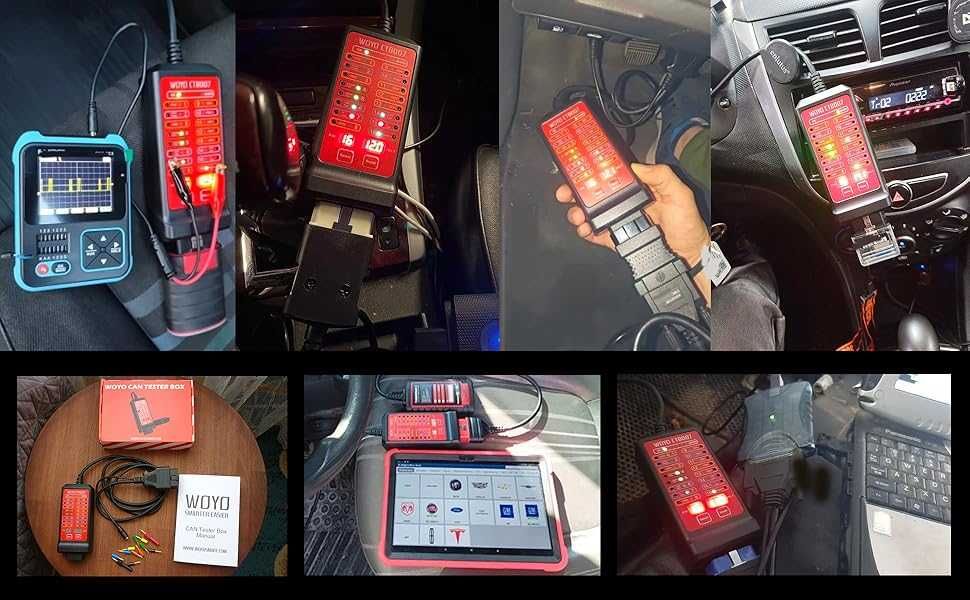 CAN OBD Тестер 12V 24V Breakout Box