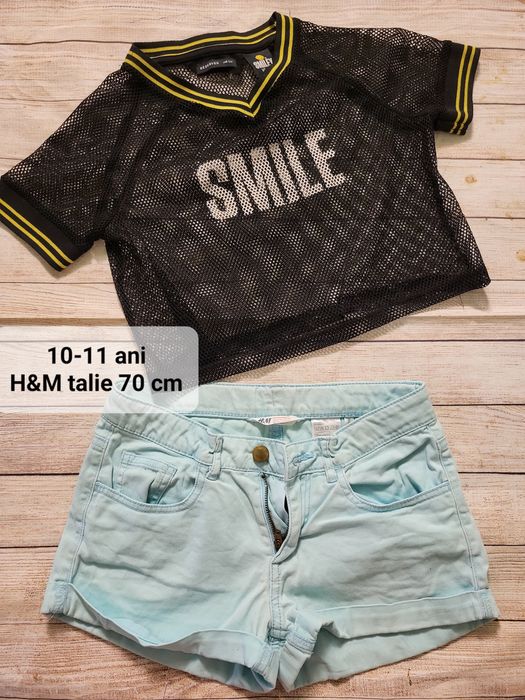 Blugi lungi pantaloni scurți Zara fete 11-12 ani