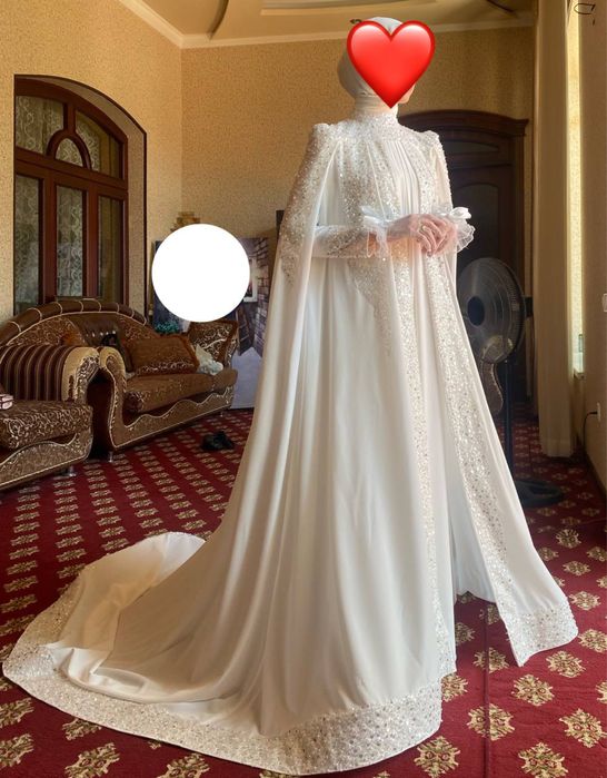 Hijobli kelinlarimiz uchun abaya kelin ko’ylak