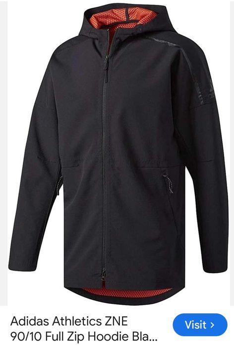 Adidas ZNE 90/10 Full Zip Hoodie Jacket  L