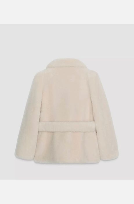 Zara Зара палто с косъм, пухено палто, faux fur coat, чисто ново с етикет и кутия!