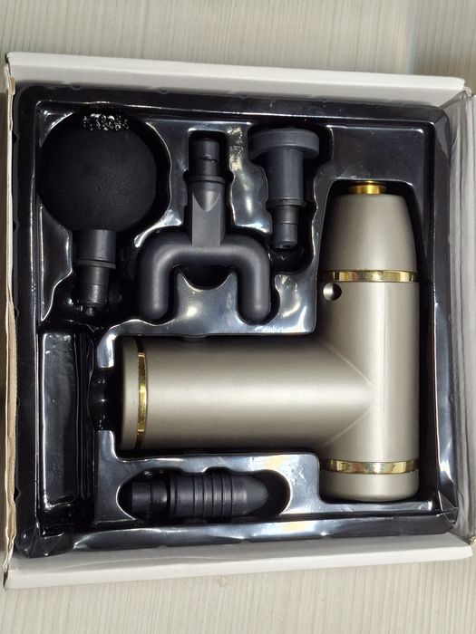 Массажёр несколько насадок серый