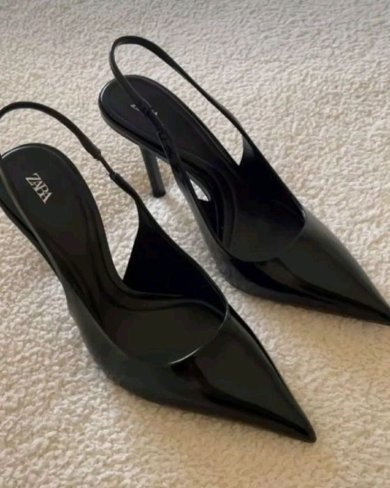 туфли черные Zara