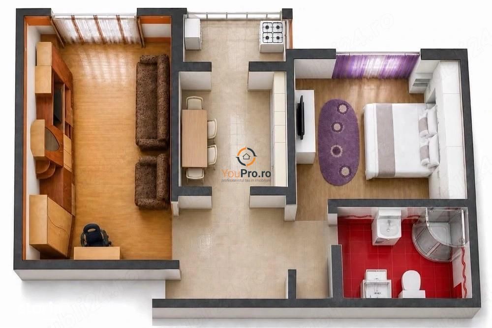 Apartament decomandat etaj 2 zona Lipovei