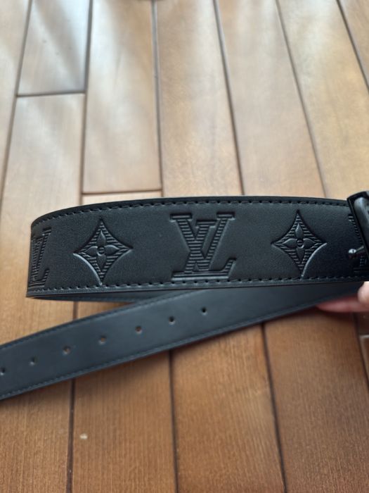 Curea LV Piele Neagra Catarama Neagra