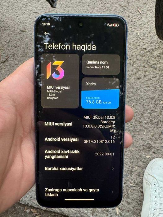 Redmi note 11 4g sotiladi