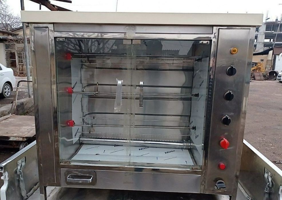 Gril aparat 15 tagacha tovuq siğadi juda ham sifatli ishlab chiqarilga