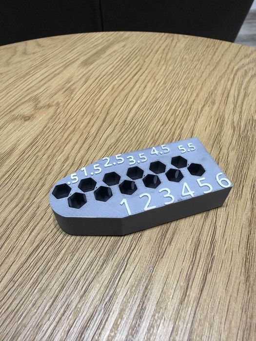 Маркиращ шаблон / Инструмент за разчертаване 1-6см