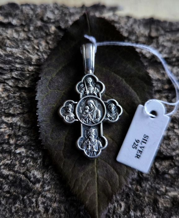 Сребърен кръст, медальони