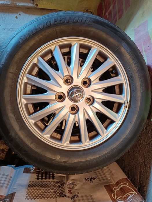 Летние шины « BRIDGESTONE», с титановыми дисками