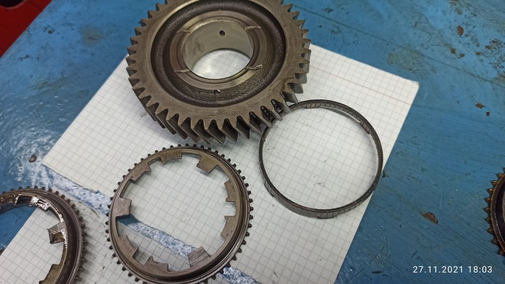 Продаются шестерни и синхроны от газель бизнеса усиленные