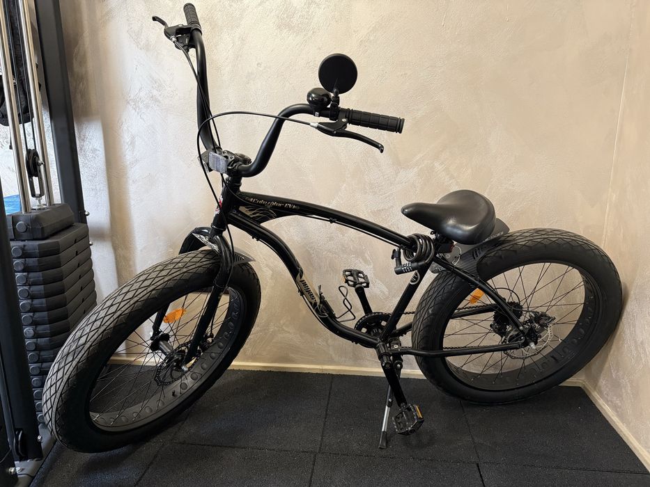 Bicicleta Pegas Cutezator EV Fat Bike 26” | 7 viteze | Ca noua | Accesorii + upgrade-uri incluse