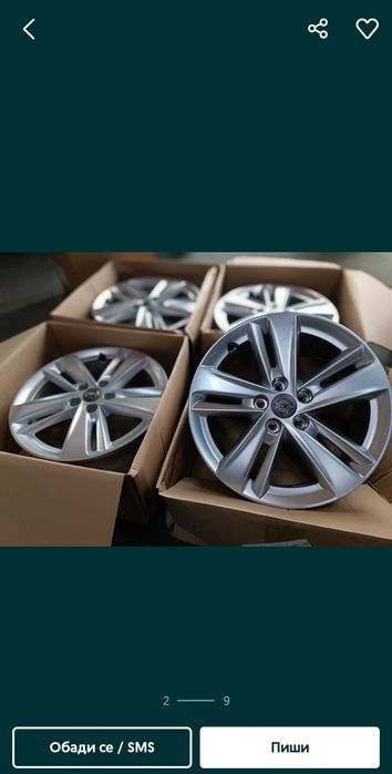 Оригинални джанти за Опел, Ситроен,Пежо 17 5 108 нови DEMO