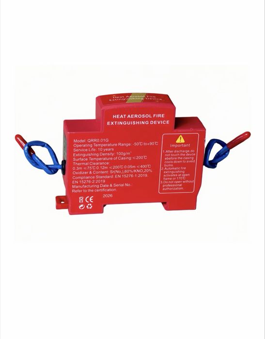 Dispozitiv autonom de stingere cu aerosoli pentru tablouri electrice
